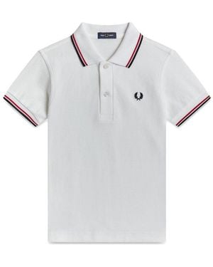 Fred Perry Kids Twin Tipped Shirt - Gray
