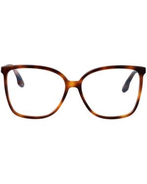 Victoria Beckham Tortoise Acetate Glasses - Brown