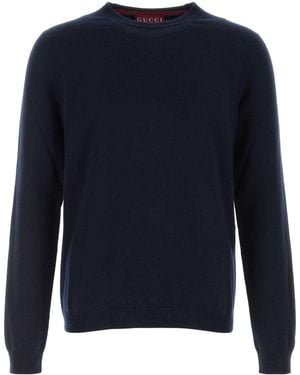 Gucci Midnight Cashmere Jumper - Blue