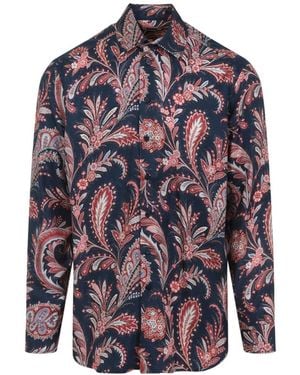 Etro Roma-Shirt - Blau