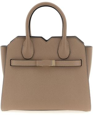 Valextra 'Milano' Mini -Handtasche - Braun