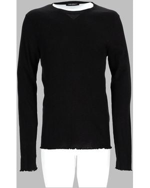 Our Legacy Ripple Rib T-Shirt - Black