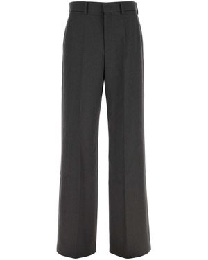 Valentino Garavani Charcola Wool Pant - Black