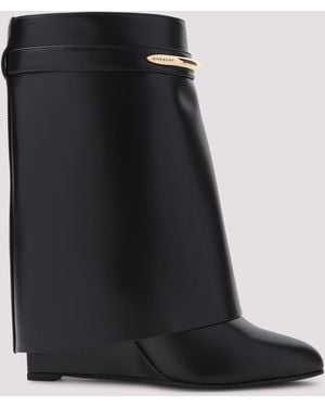 Givenchy Shark Pinch Leren Enkellaarzen - Zwart