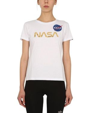Alpha Industries Nasa T-Shirt - White
