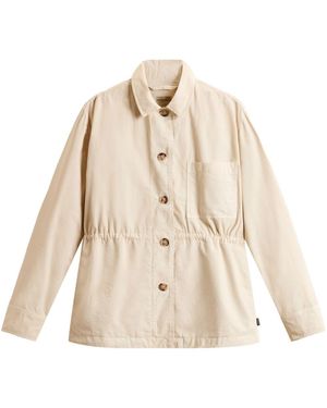 Woolrich Baumwollhemdjacke - Natur