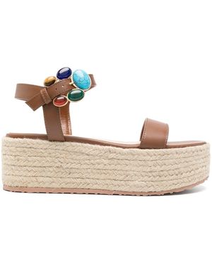 Gianvito Rossi 65 Mm Sandalen Verfraaid Met Stenen - Roze