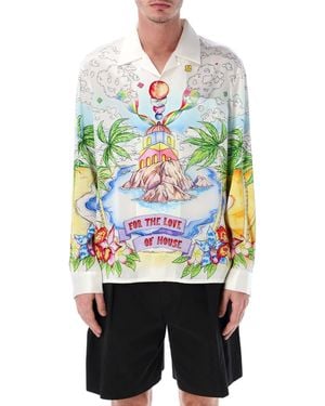 CASABLANCA Better Days Silk Shirt - White