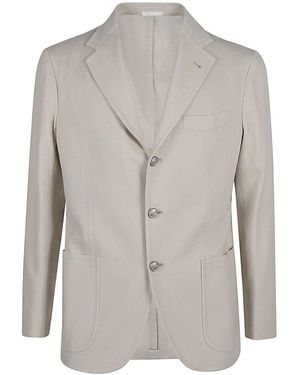 Sartorio Napoli Single Breasted Wool Jacket - Grey