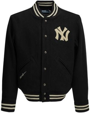 Polo Ralph Lauren "Yankees" Bomber Jacket - Black
