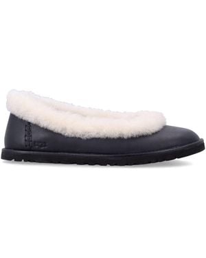 UGG Zora Leather Ballerinas - Blue