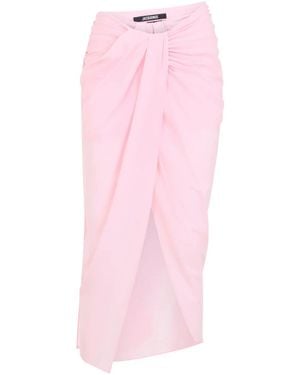 Jacquemus Der Pareo-Midirock - Pink
