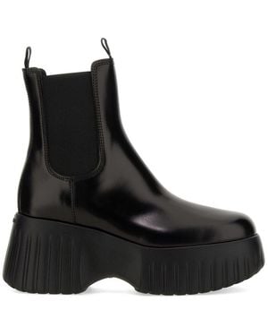 Hogan H-Stripe Chelsea Boot - Black
