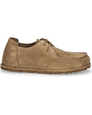 Birkenstock Utti Suede Leather Sneakers - Brown