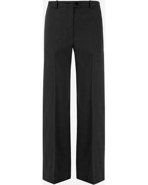 Jil Sander Stretch Wool Pants - Black