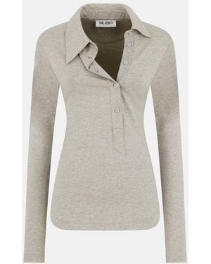 The Attico De Attico Top Light Amerikaanse Fleece - Grijs