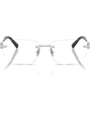 Tiffany & Co. Anteojos unisex Tf1175 6001 plateado / transparente - Blanco