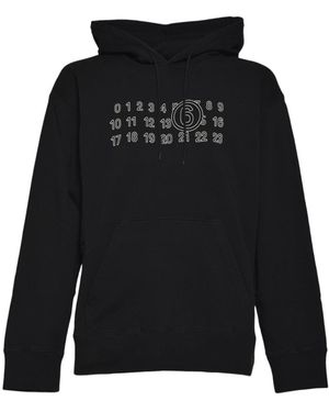 MM6 by Maison Margiela Pullover - Schwarz
