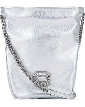 Roger Vivier Pilgrim Pocket Nano - White