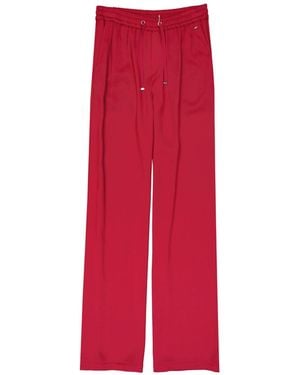 Herno Wide Trousers - Rojo