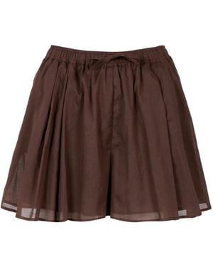 FEDERICA TOSI Shorts Kakao - Braun
