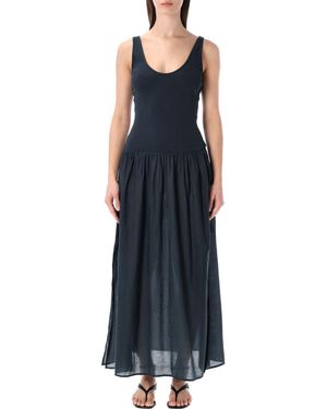 Sessun Sessùn Solao Long Sleeveless Ballerina Dress - Blue