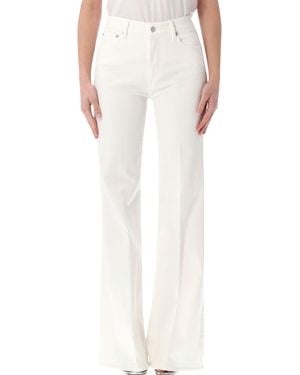 CYCLE Fietsjeans Beige - Wit