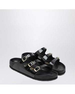 【関税&送料込】Birkenstock Slide Florida Dbuckle Exquisite Birkenstock Florida Exquisite high shine black leather