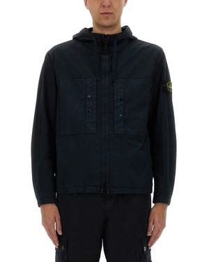 Stone Island Lightweight Parka - Blau