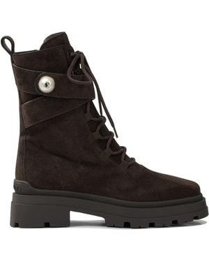 Jimmy Choo "noemi" 45 Mm Combat Boots - Black