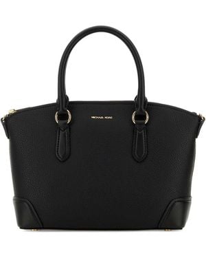 MICHAEL Michael Kors Leather Murphy Handbag - Black