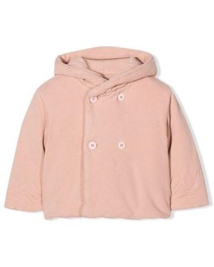 Teddy & Minou Mini Double-Breasted Hooded Slipper - Pink