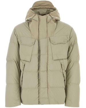 C.P. Company Sand Nylon Grays Down Jacket - Green