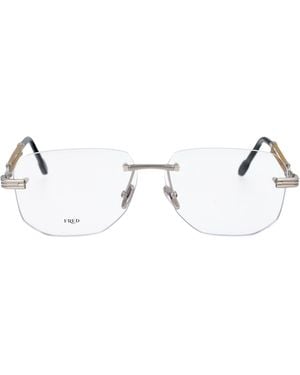 Fred Rimless Optical Fg50066 U 016 - Metallic