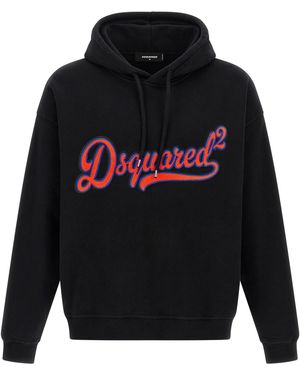 DSquared² 'Sponge Patch' Hoodie 'Hoodie - Grau