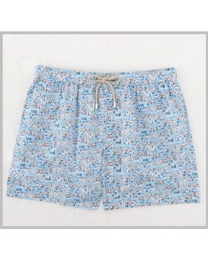 MC2 Saint Barth Costume Da Bagno Con Stampa - Blue
