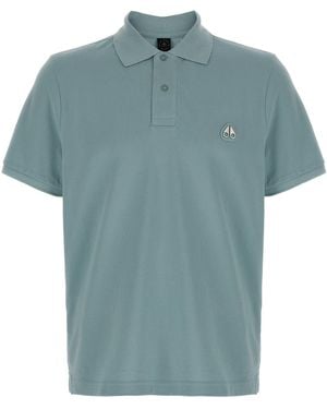 Moose Knuckles 'Everett' Polo Shirt - Blue