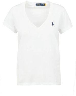 Ralph Lauren Gebreid T-shirt - Wit