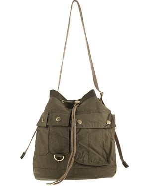 Barbour Mia Drawstring Tote Bag - Green