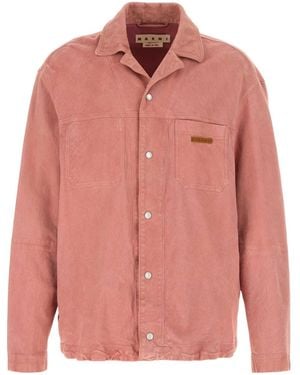 Marni Suede Shirt - Pink