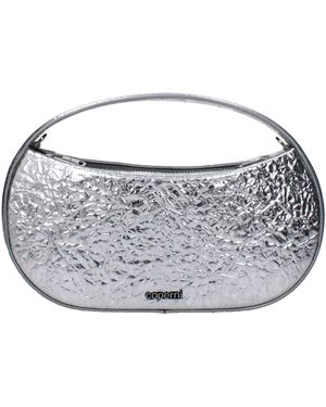 Coperni Coperture Per Sacchetti A Mano Swipe Leather - Grigio