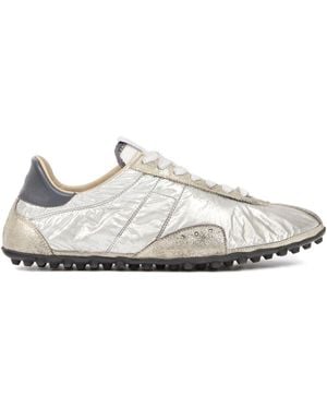 Maison Margiela Zilver-Tone Vetersneaker - Wit