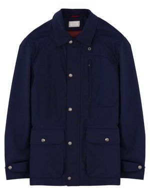 Brunello Cucinelli Wool Canvas Jacket - Blue