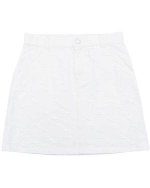 Gucci Minifalda J de algodón certificado - Blanco