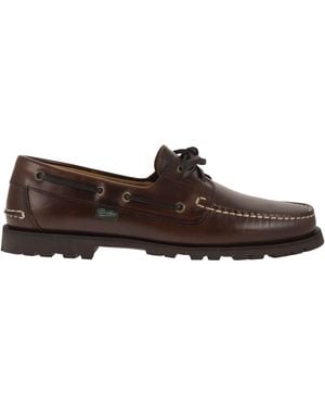 Paraboot Bootsschuhe aus Leder mit Profilsohle - Braun