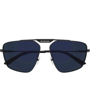 Balenciaga Sonnenbrille Bb0246 Sa 005 Grau/Blau Herren