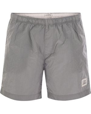 C.P. Company Swim Shorts en Eco Chrome R - Gris