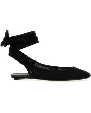 The Attico Cloe Ballet Flats - Black