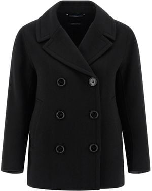 Max Mara 'Elise' Mantel - Schwarz