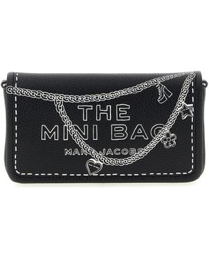 Marc Jacobs 'der Trompe L"Oeil Leder Mini" Crossbody -Tasche - Grau